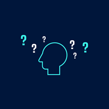 illustration with question marks