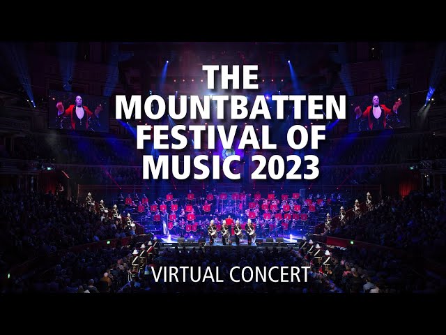Royal Marines Band at the Mountbatten festival 2023.