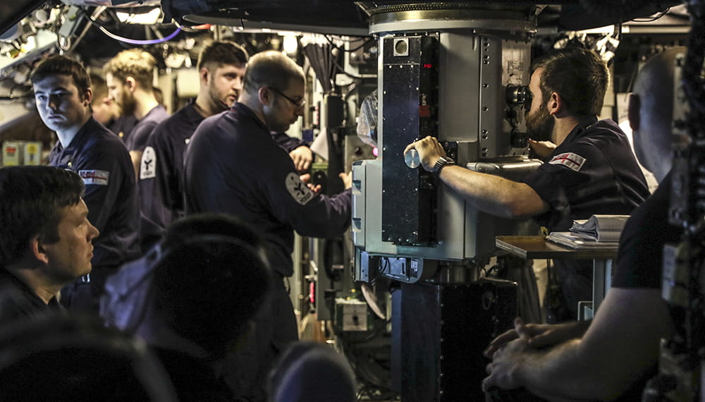  HMS Trenchant Control Room. The Silent Service HMS Trenchant is a Trafalgar class attack Submarine capable of being deployed anywhere in the world, to support Great Britain’s defence capability.