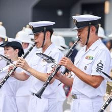 Marching band in Yokosuka