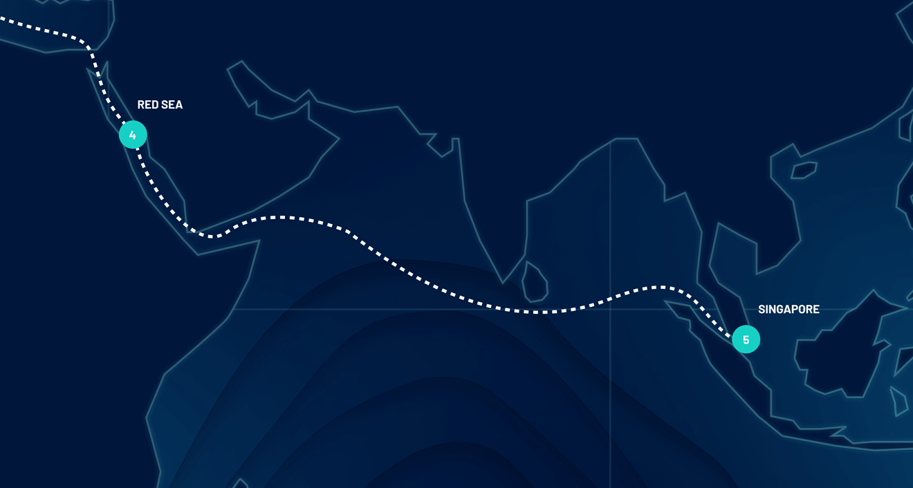 CSG route map to Singapore