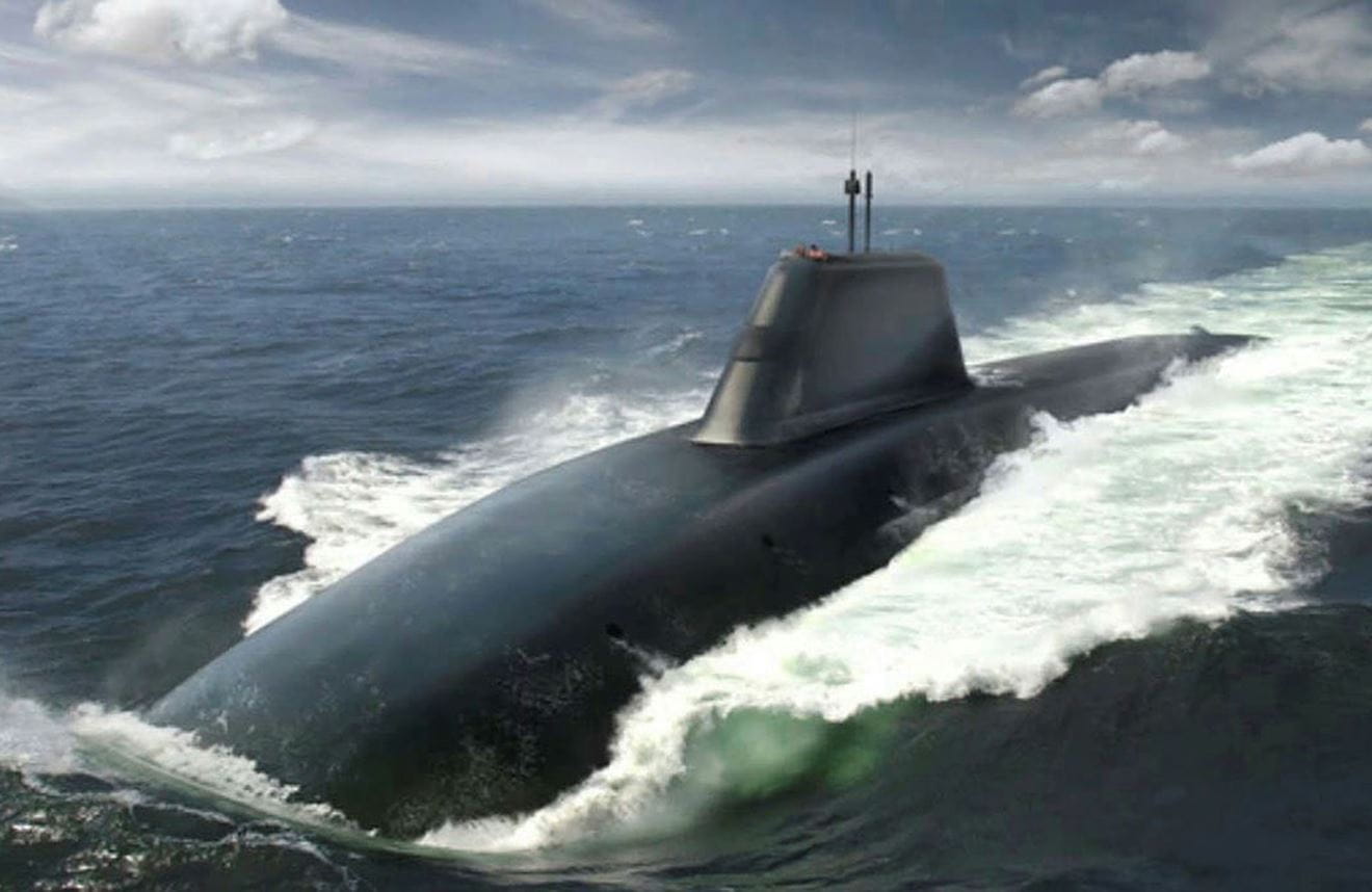 Illustration of Dreadnought Class ballisitc submarine
