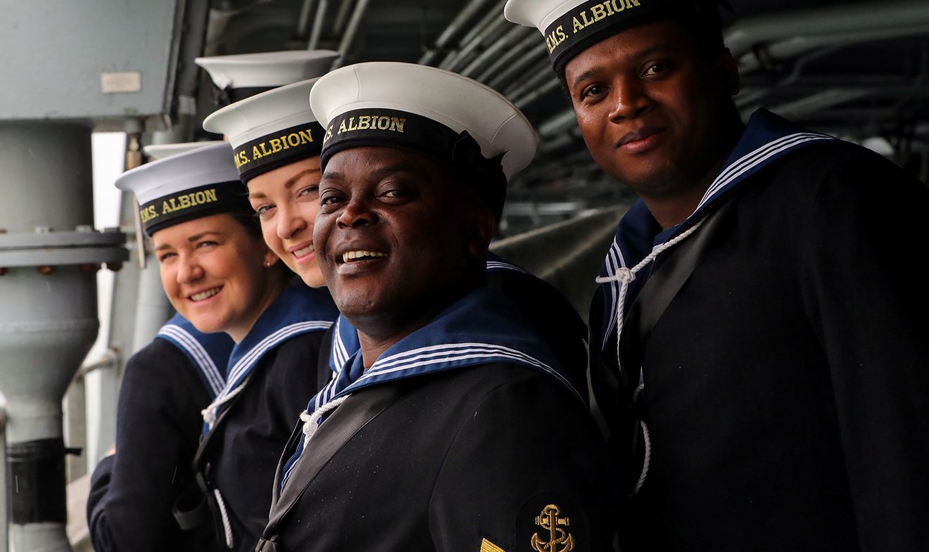 Reserves carry out replenishment at sea
