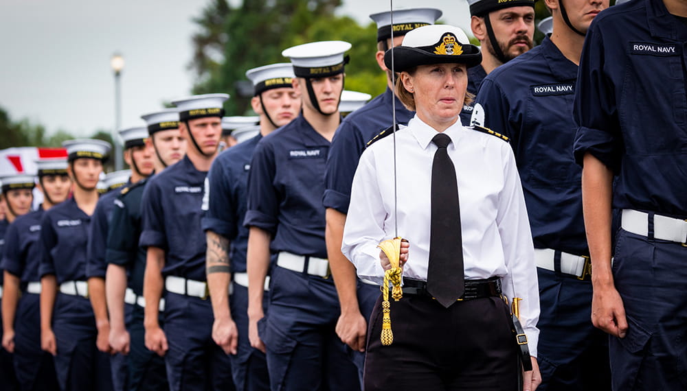 Royal-Navy-Bases-and-Stations-Collingwood-04-Victory-Squadron Gun Carriage training at HMS Collingwood