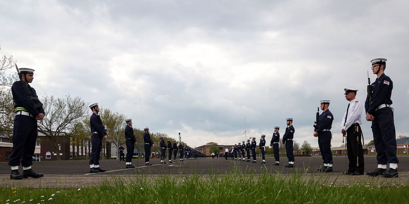 Royal-Navy-Bases-and-Stations-HMS Sultan-02-Base Royal Navy personnel conducting a rehearsal at HMS Sultan