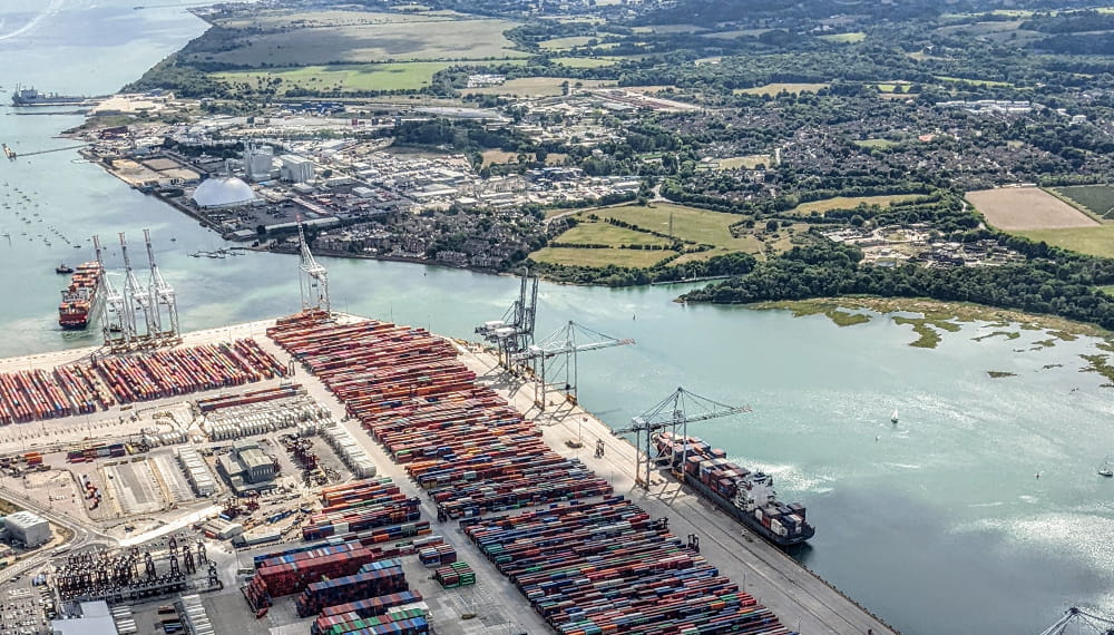Context image of the port of Southampton