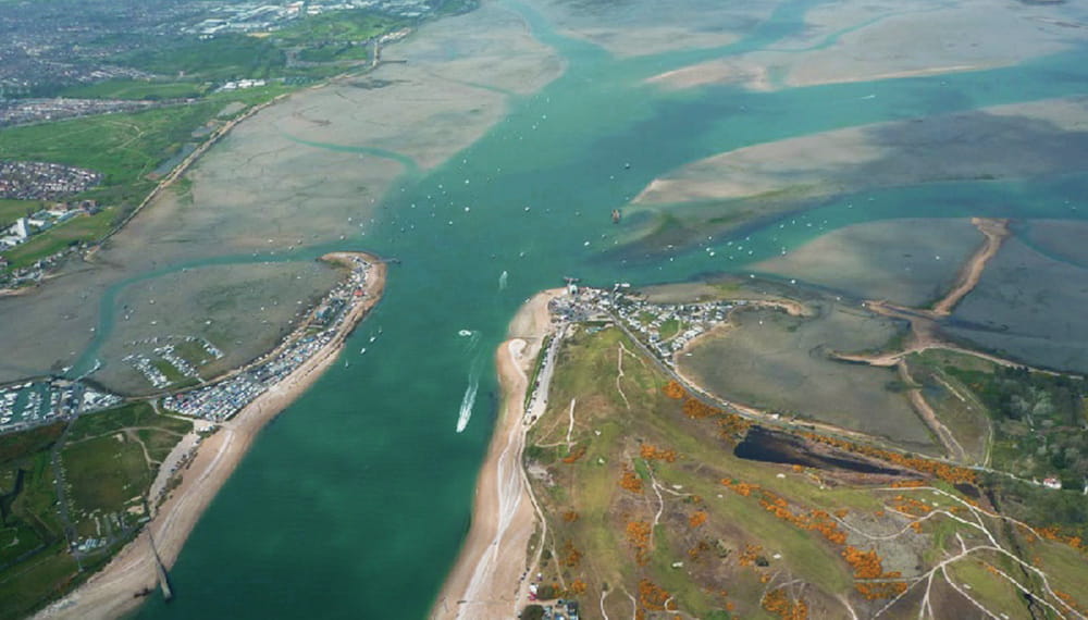 Context images of Langstone harbour