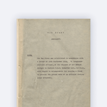 War Diaries Aug 1939