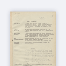War Diaries Nov 1939