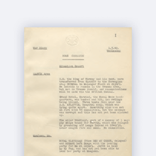 War diary 1940 May