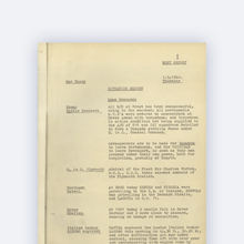 War diaries 1941 May Days 1 - 15