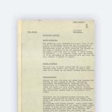 War diaries 1942 August Days 1 - 15 