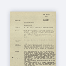 Naval War Diary 1945 May Day 16 to 31