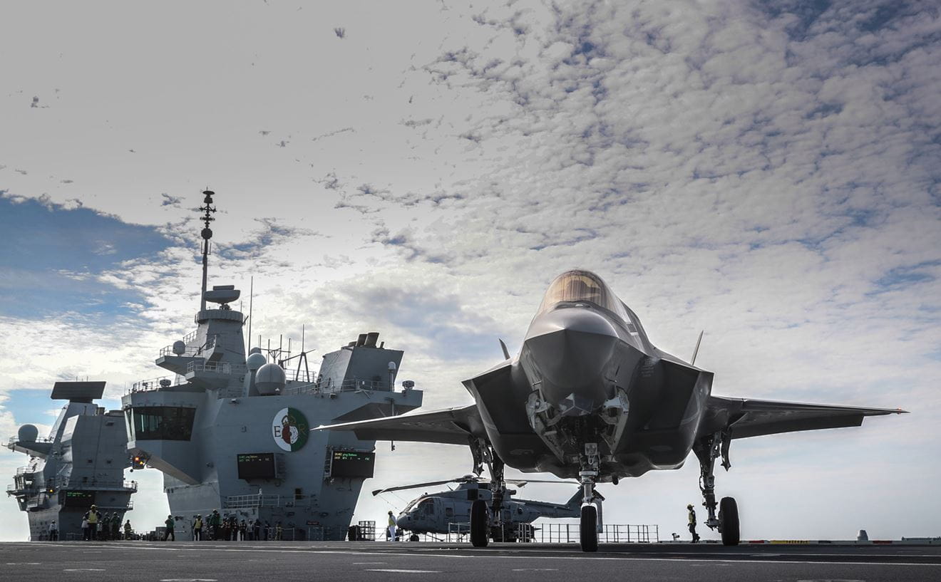 F-35 on HMS Queen Elizabeth