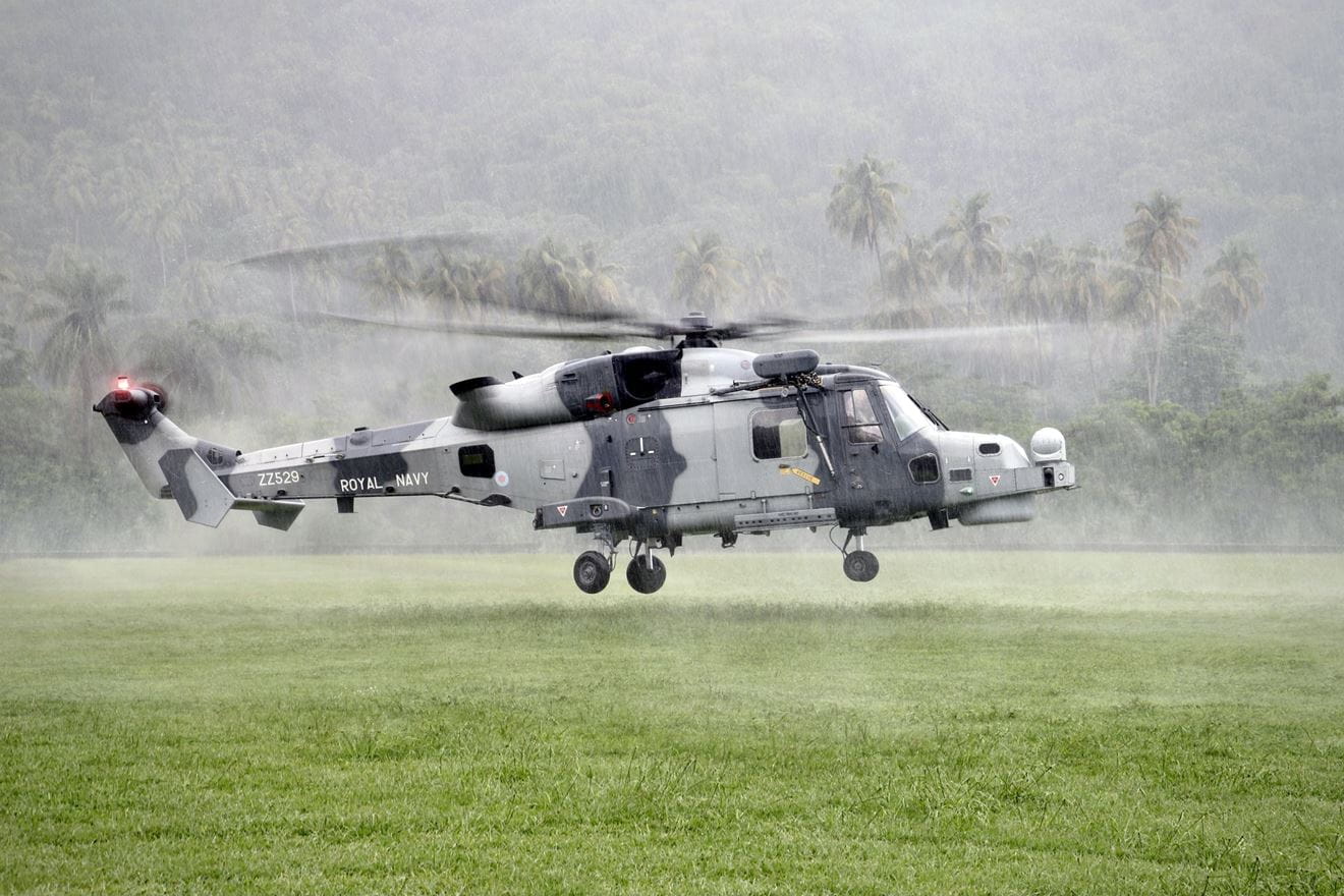 Knightrider lands in St Vincent in a tropical shower