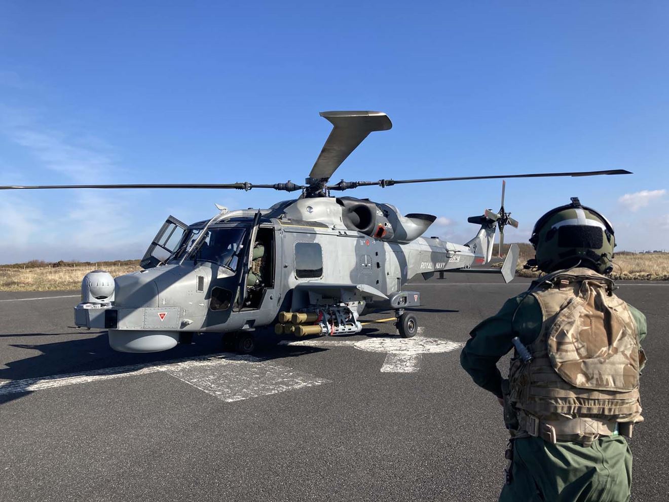 815 Naval Air Squadron and their Wildcat helicopters have been preparing to deploy with the UK Carrier Strike Group global deployment.