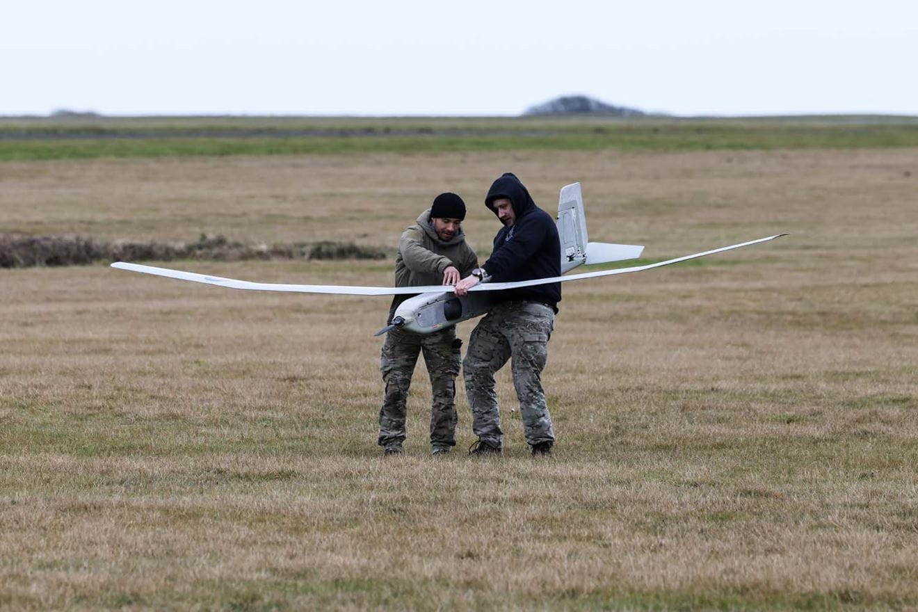 Royal Navy helicopters take charge of drones in flight in UK first