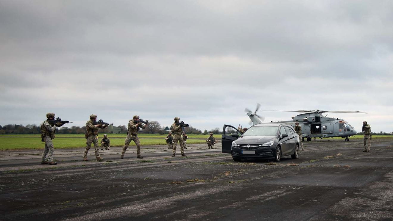 Commandos hone skills in vehicle interdiction