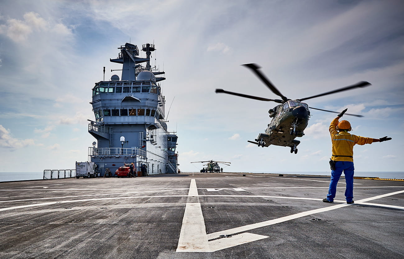 Royal Navy and Royal Marines train alongside partner naval forces