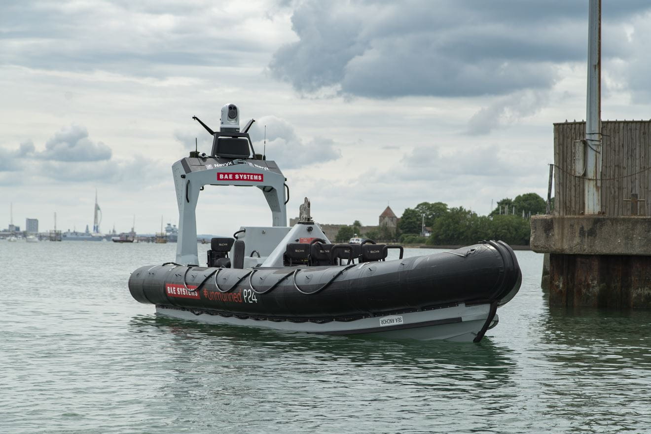 Pac24 boat during recent trials. Picture: BAE Systems
