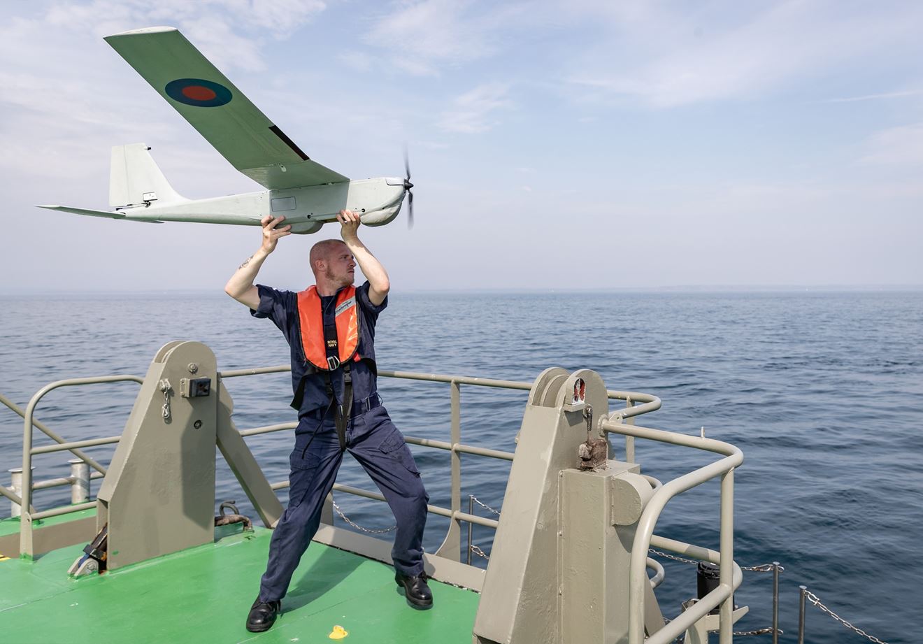 700X NAS, based at RNAS Culdrose, are ready to deploy with a Royal Navy warship. Picture: LPhot Kyle Heller