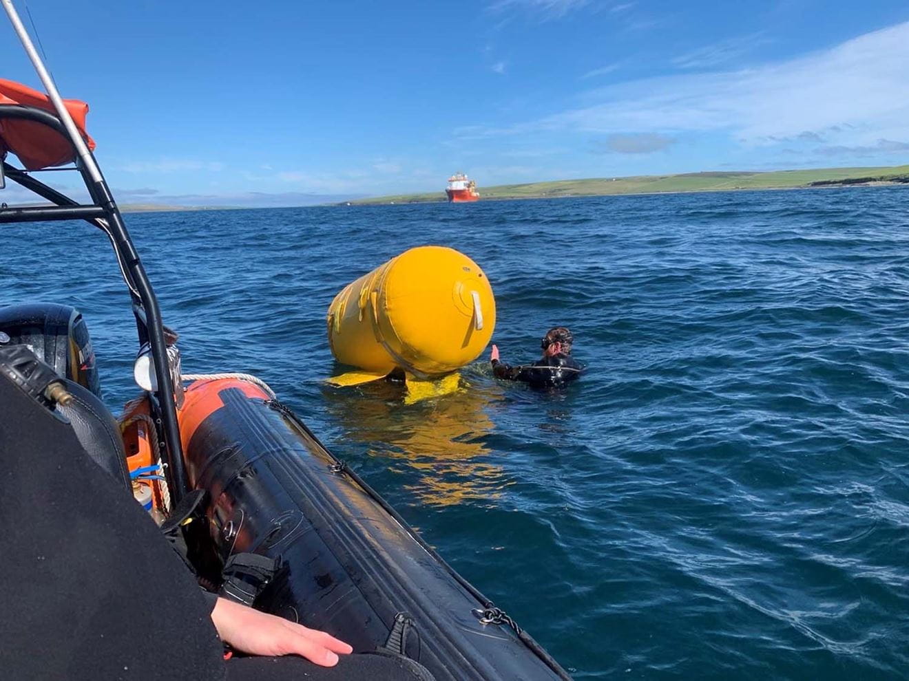 Navy experts blow up old torpedo during four-day operation in Scapa Flow