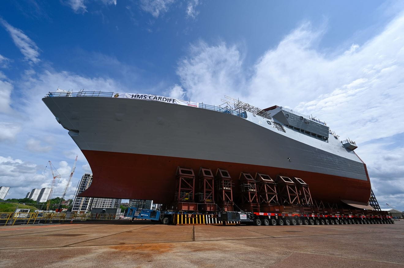 HMS Cardiff rollout