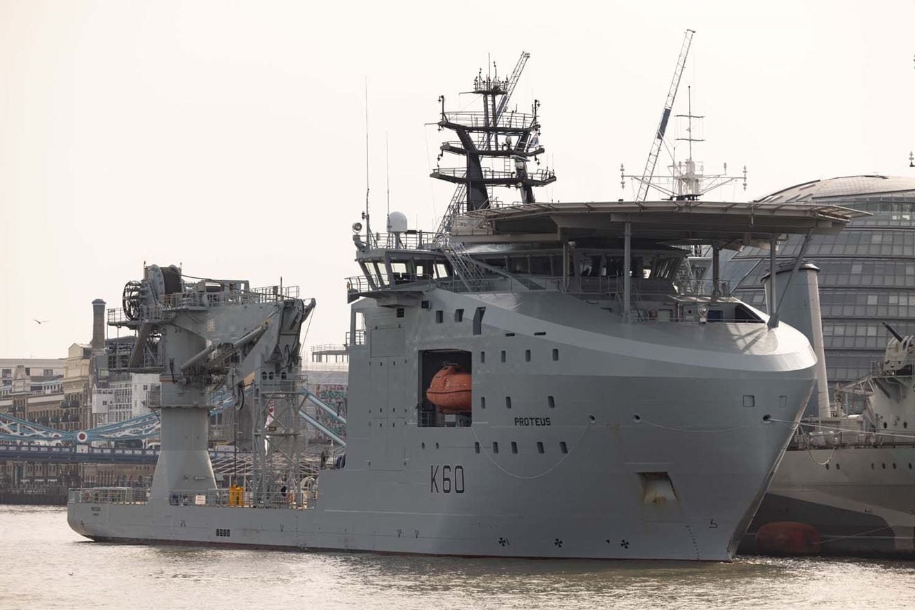 UK protection enhanced as underwater surveillance ship enters service