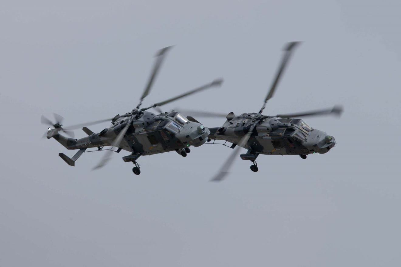 RN Black Cats Wildcat helicopter display team