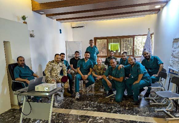 Royal Marines medics train personnel in Libya for first time in ten years/