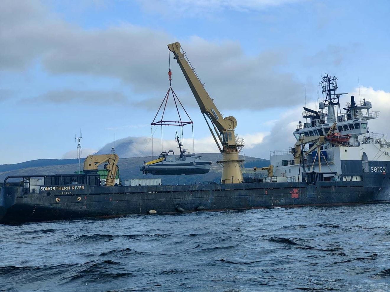 Apollo is offloaded by SD Northern River