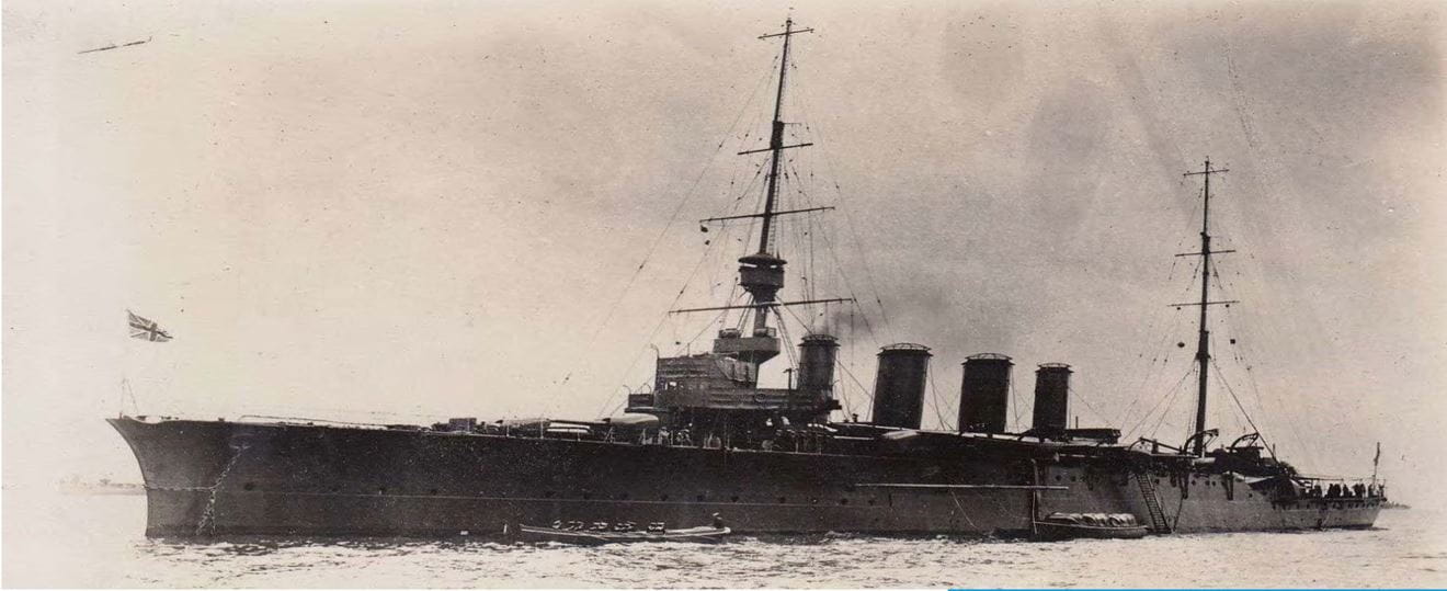HMS Nottingham - WW1 Town-class cruiser