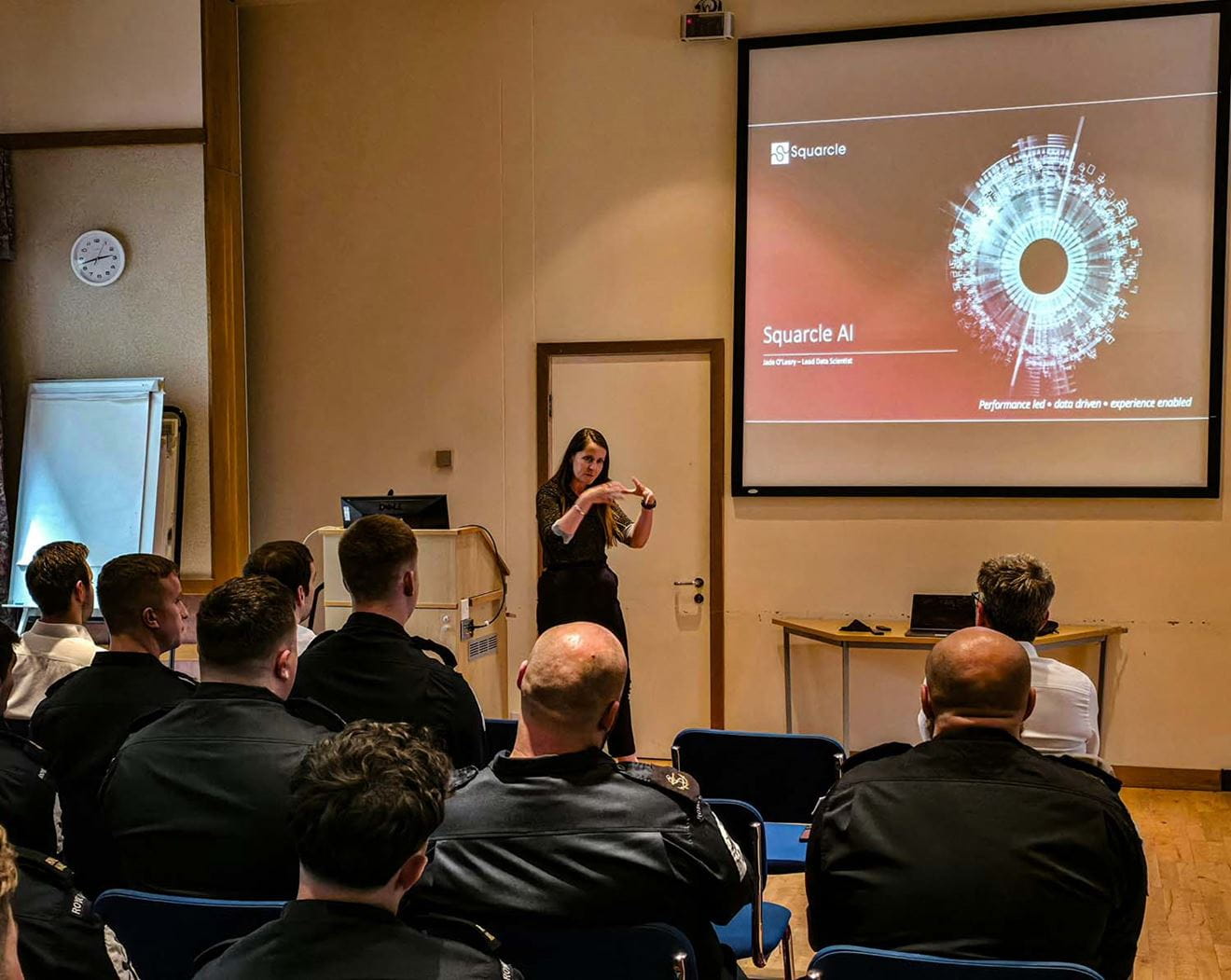 The use of artificial intelligence in maritime engineering was explored during an innovation day attended by Royal Navy sailors. 