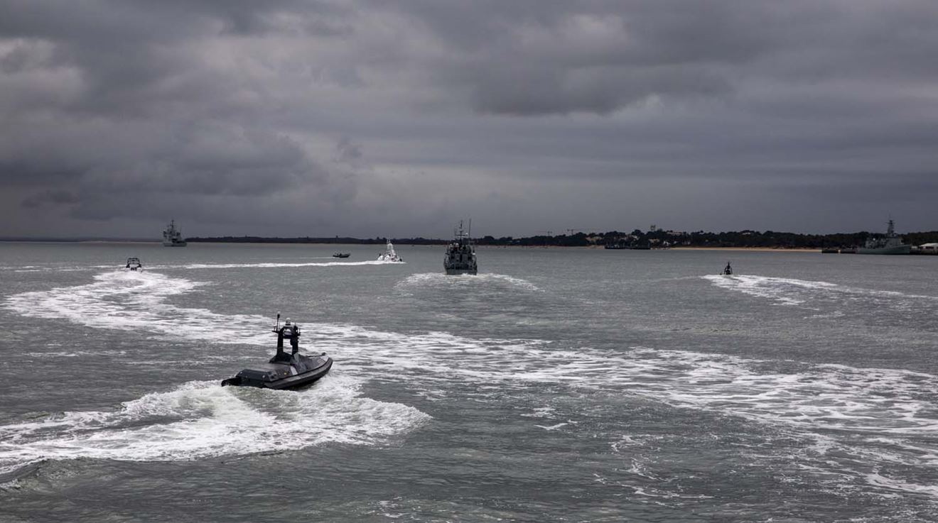 The Royal Navy is taking part in an autonomous and uncrewed exercise in Portugal this month. Picture: PO Phot Jim Gibson RNR