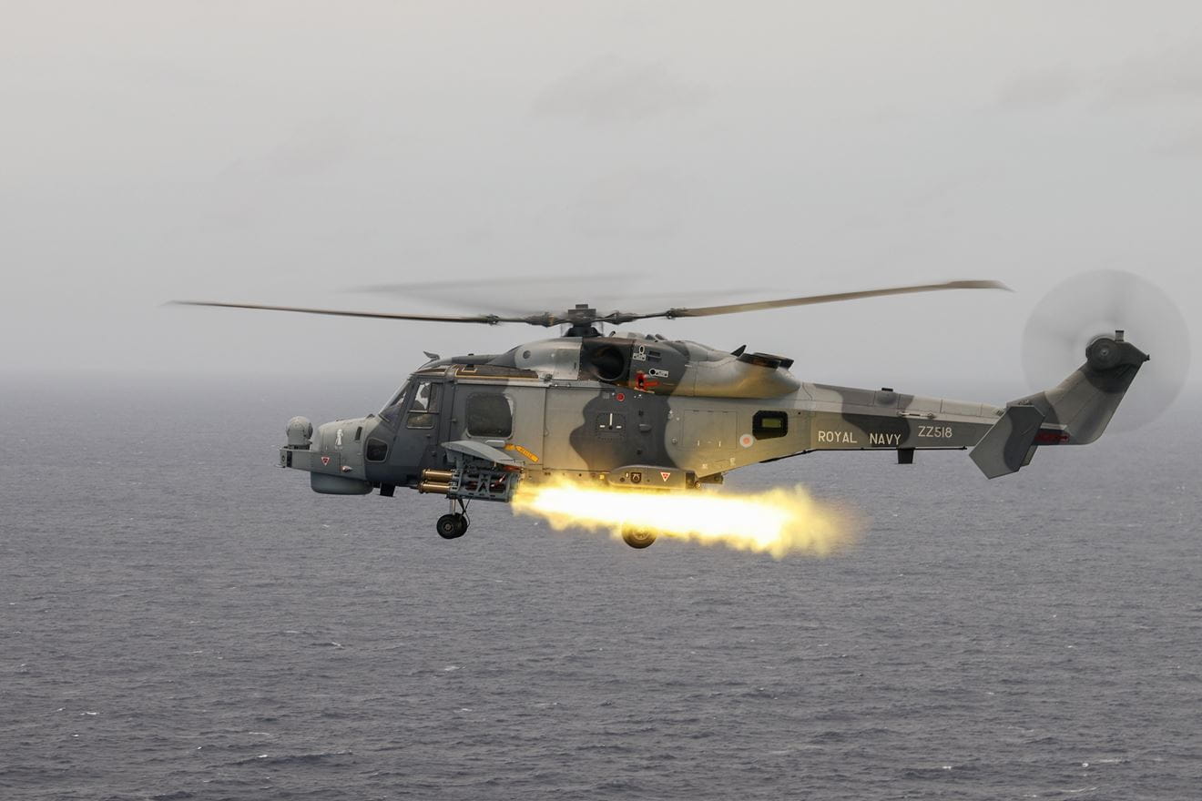 A jet of fire emits from the exhaust as Martlet prepares to leave the launcher [File pic]