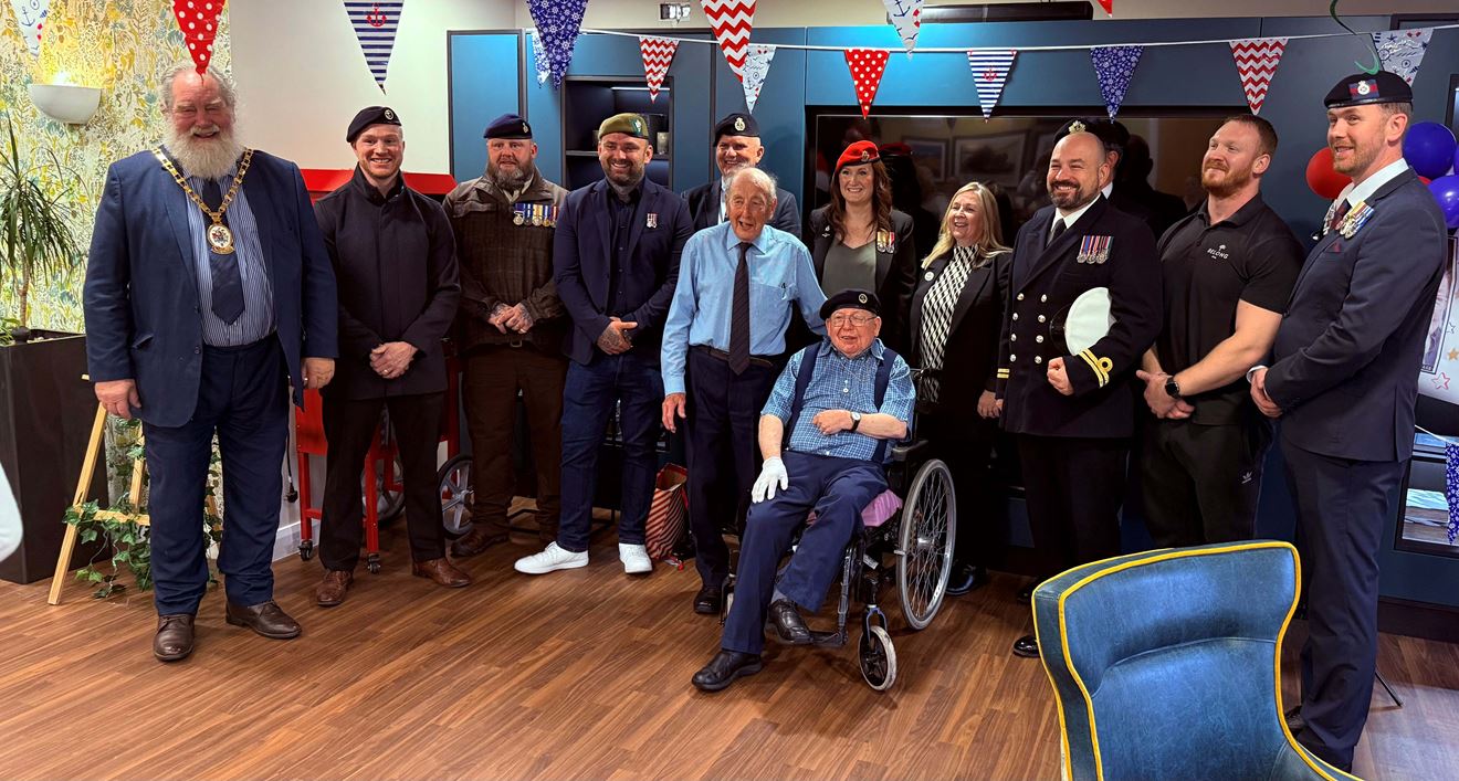 VIP guests and veterans