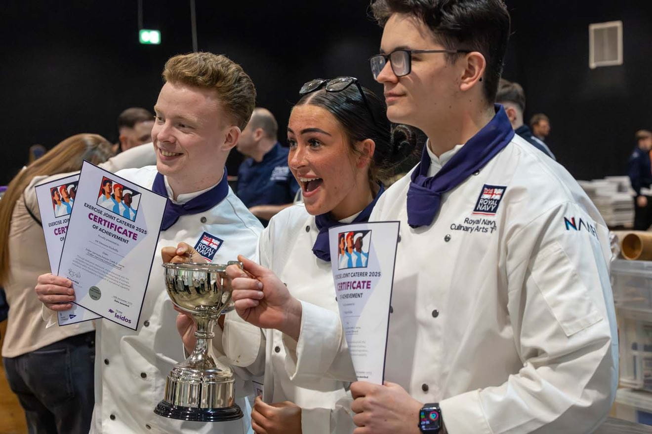 Royal Navy chefs win awards