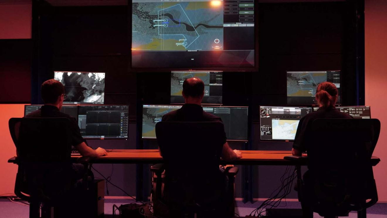 Mine Warfare Command Centre - courtesy of Thales