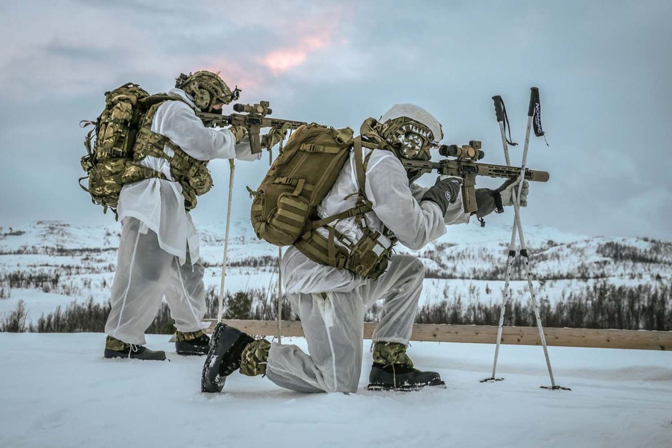 Royal Marines in the arctic