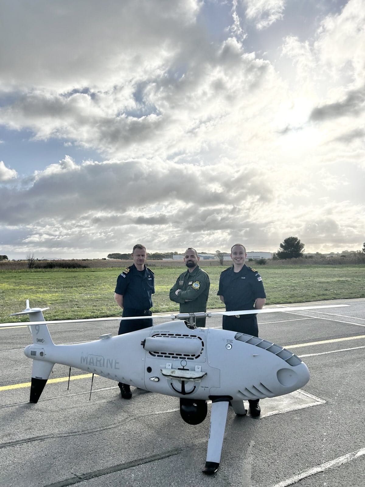 20250115 700X with French Navy Peregrine training