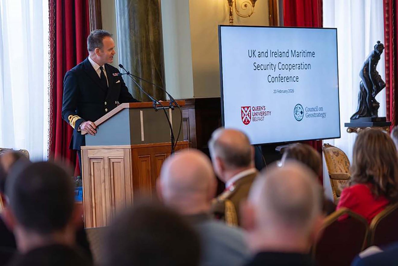 Royal Navy co-hosts Maritime Security Conference in Belfast