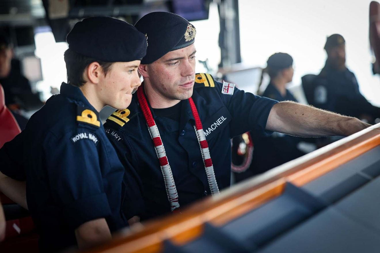 Royal Navy modernising training to create warfighting leaders of the future