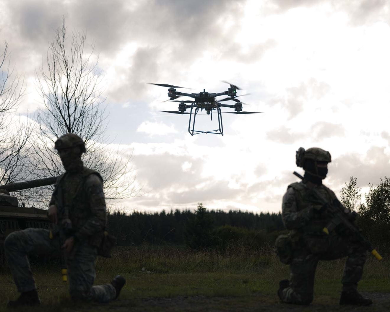 Drone operators from 48 Commando at Spadeadam