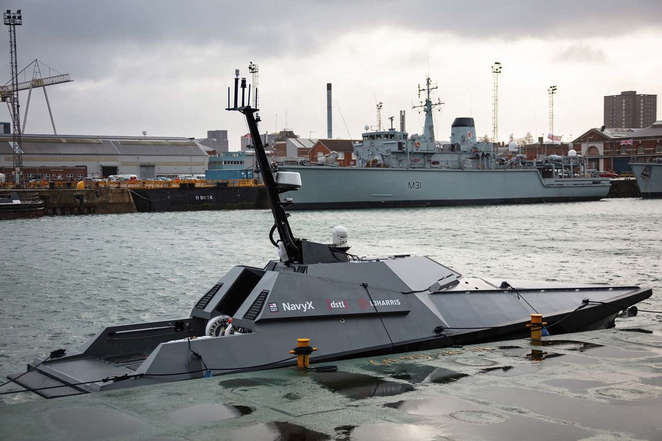 Madfox autonomous vessel. Picture: LPhot Bradley