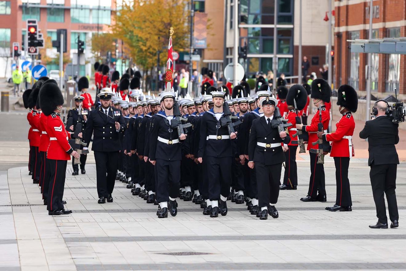 Guard of Honour Welsh Parliament opening