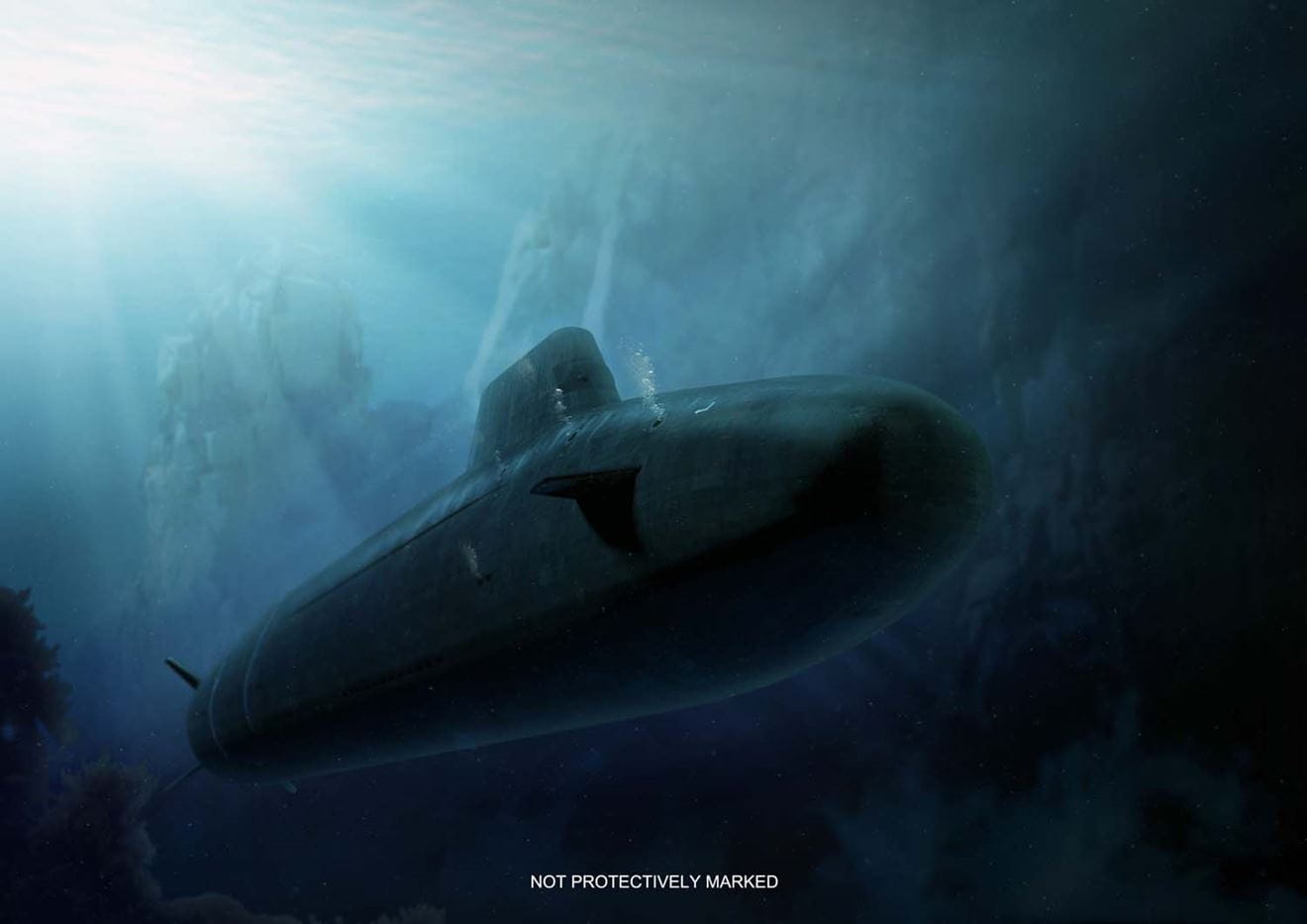 An artists' impression of HMS Dreadnought