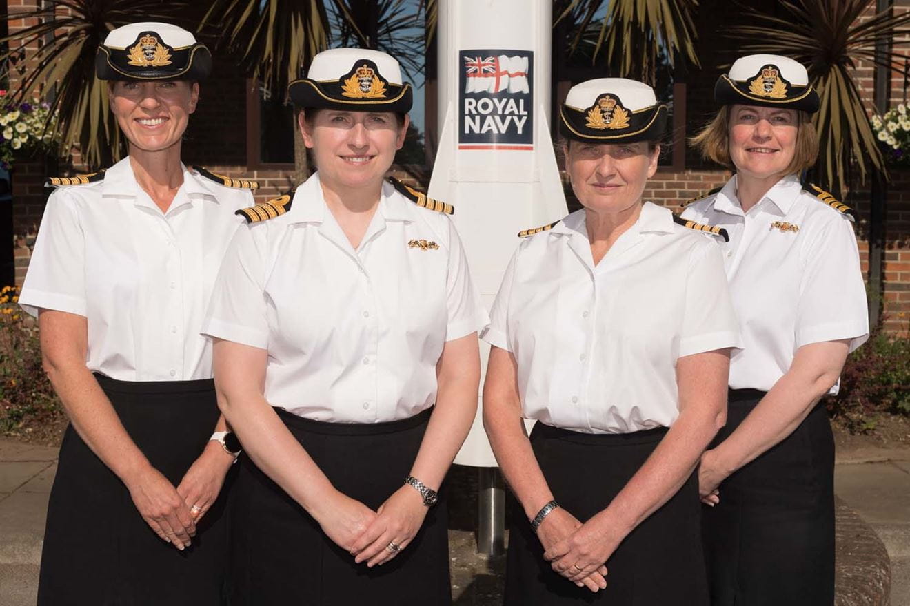 The Royal Navy has four women commanding its four training establishments for the first time in its history. Picture: Keith Woodland