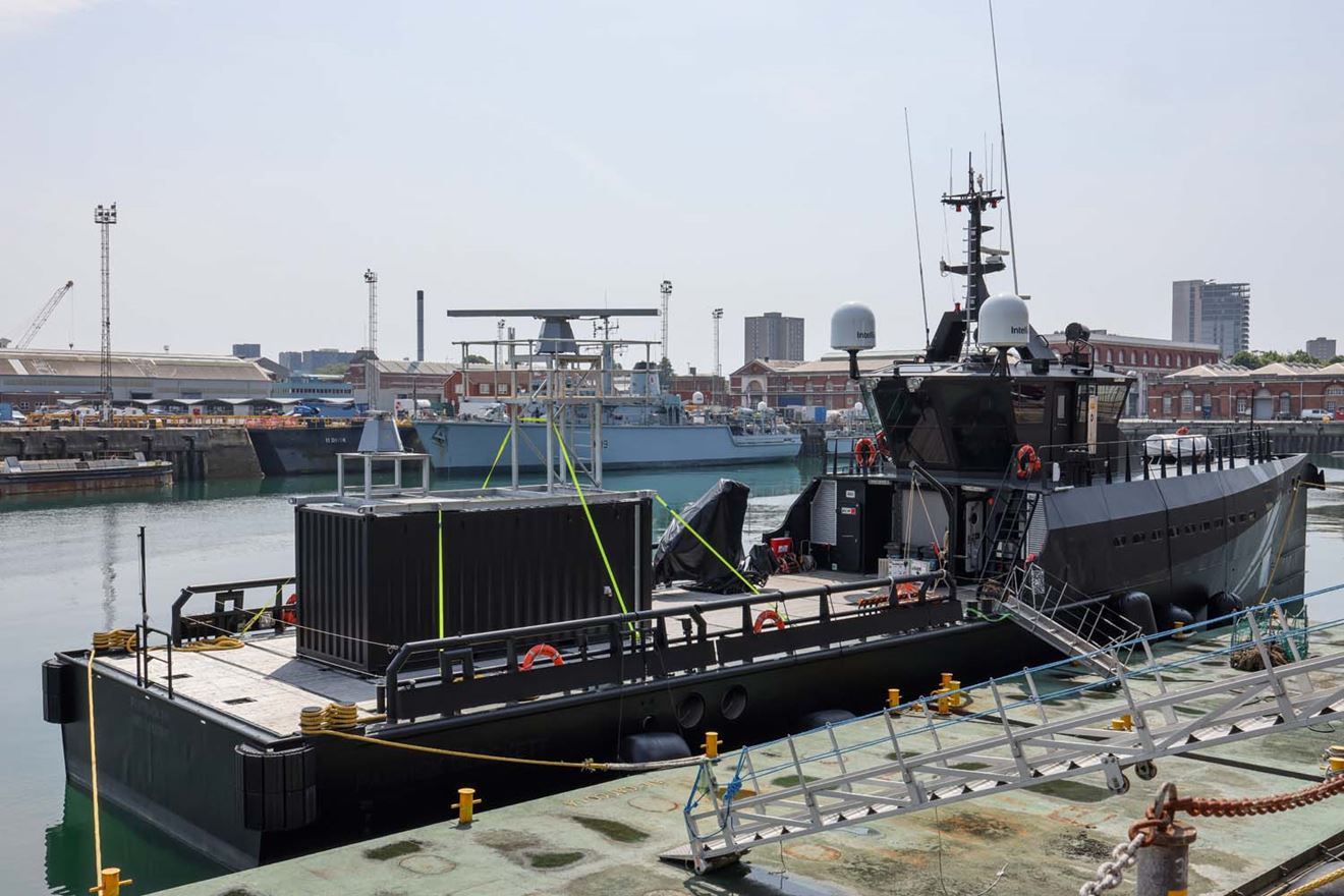 NavyX experimentation ship XV Patrick Blackett has been testing new radars. Picture: LPhot Edward Jones