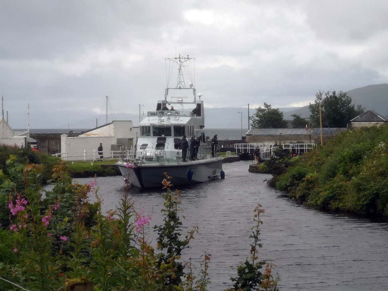 P2000s navigated the canals and locks of Scotland during their summer deployment