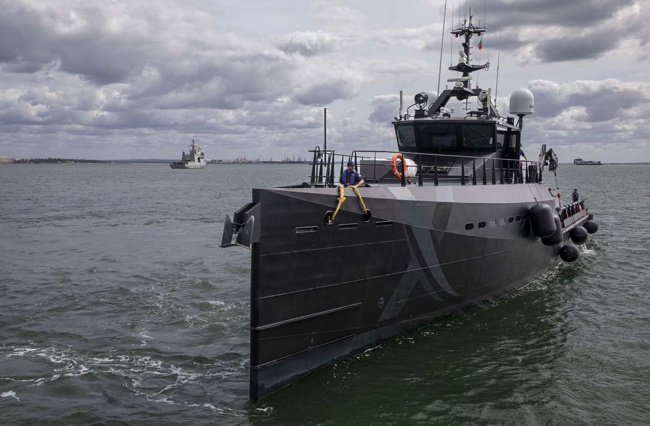 The Royal Navy took part in autonomous war games in Portugal.